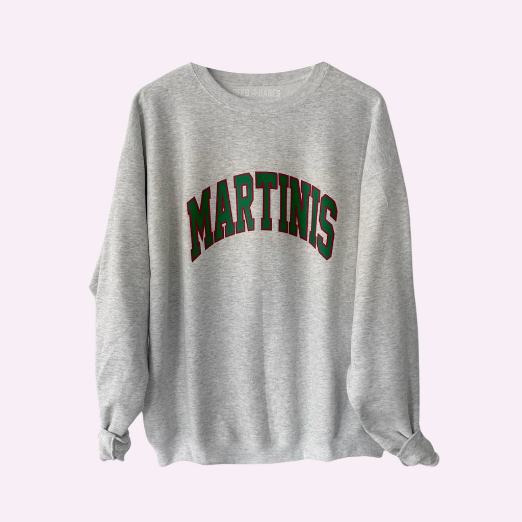 MARTINIS ♡ sweatshirt with customizable cuff