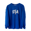 USA FLAG ♡ adult printed sweatshirt