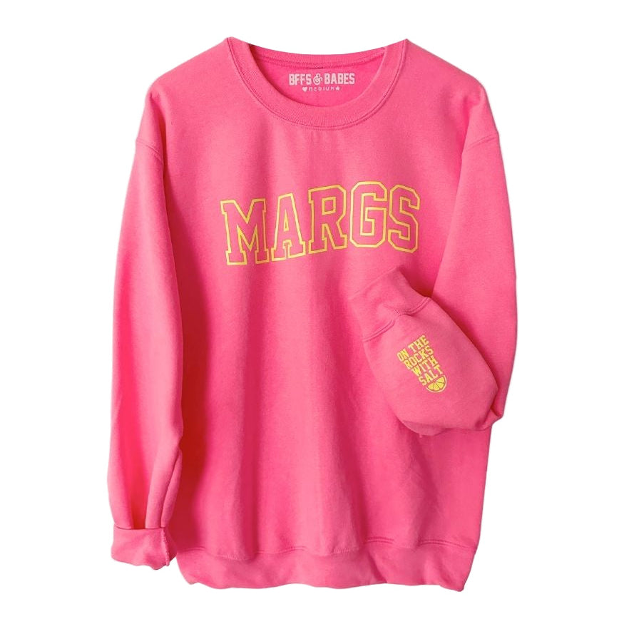 MARGS ♡ pink printed sweatshirt ♡ select your cuff