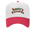 SANTA'S FAVORITE ♡ printed hat
